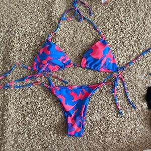 Shein camo bikini!!